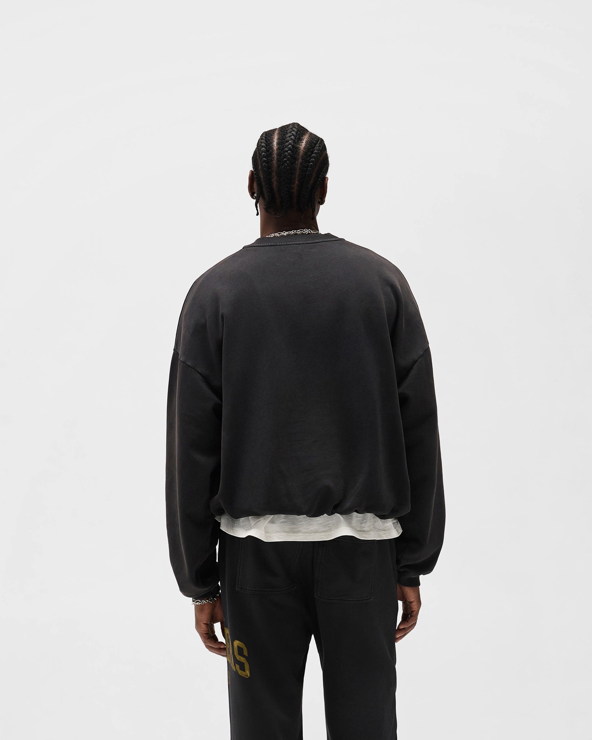 Represent Owners Club Sweater - Faded Black