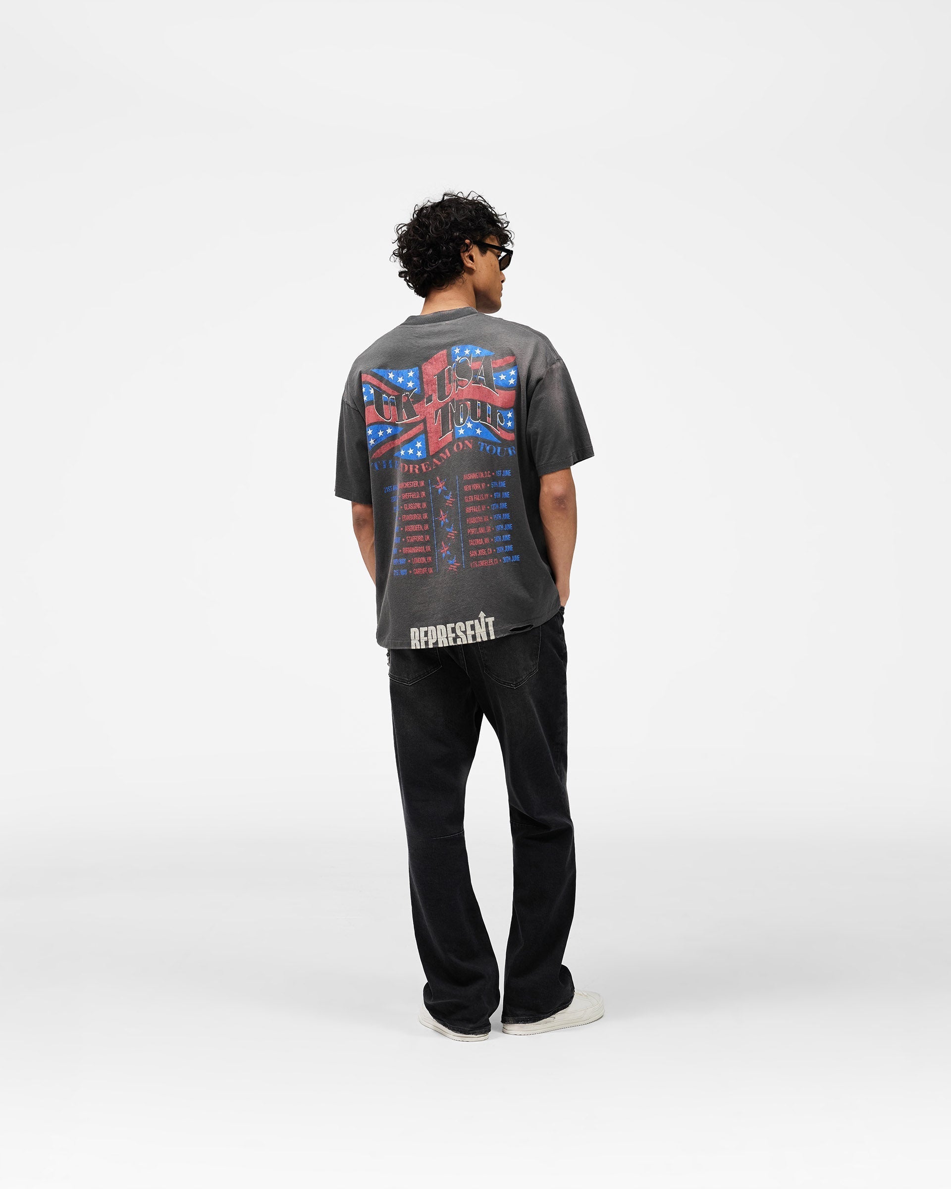 Dream On Tour T-Shirt - Sun Fade Grey