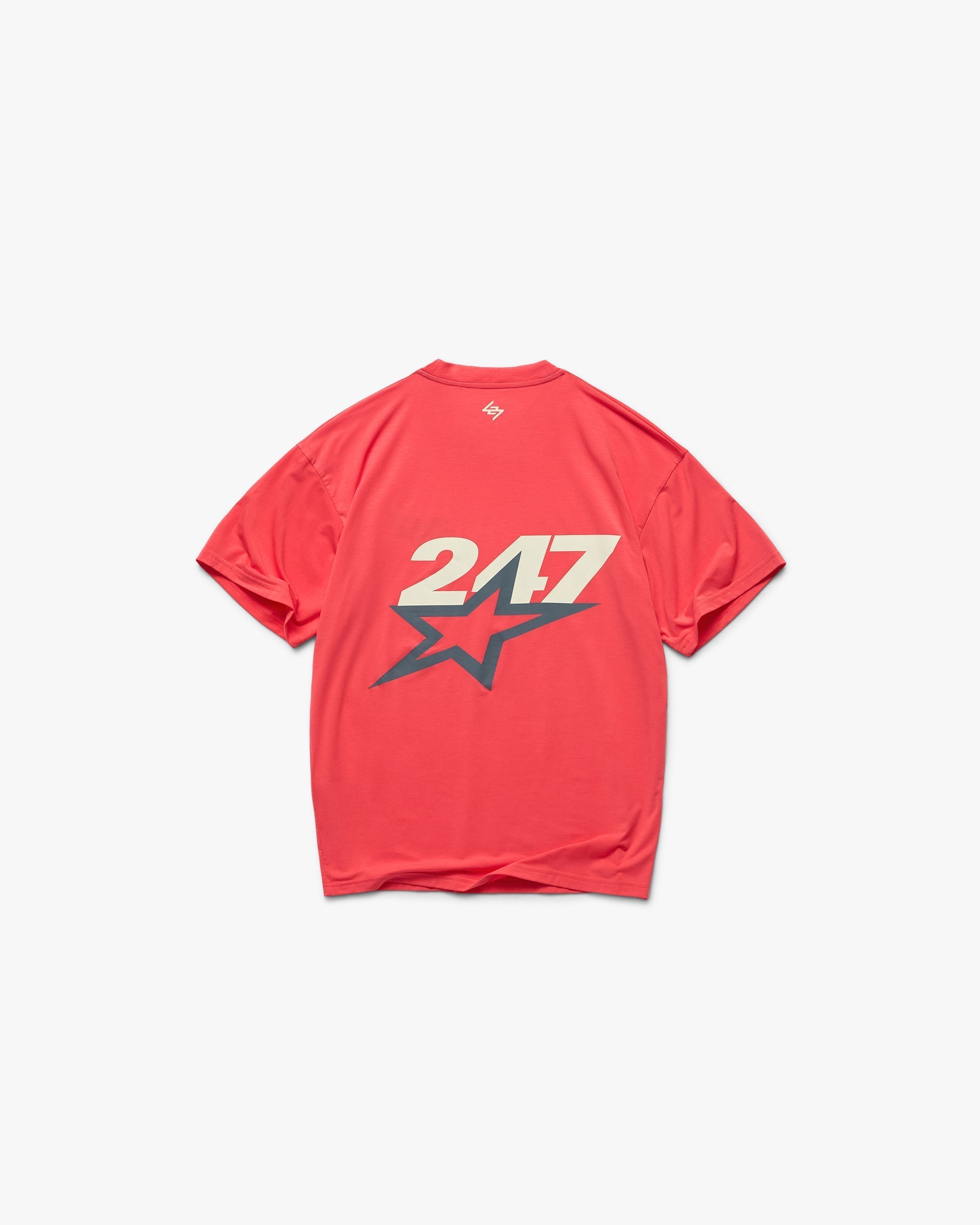 Team 247 Star Oversized T-Shirt - Racing Red