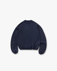 Initial Boxy Sweater - Midnight Navy