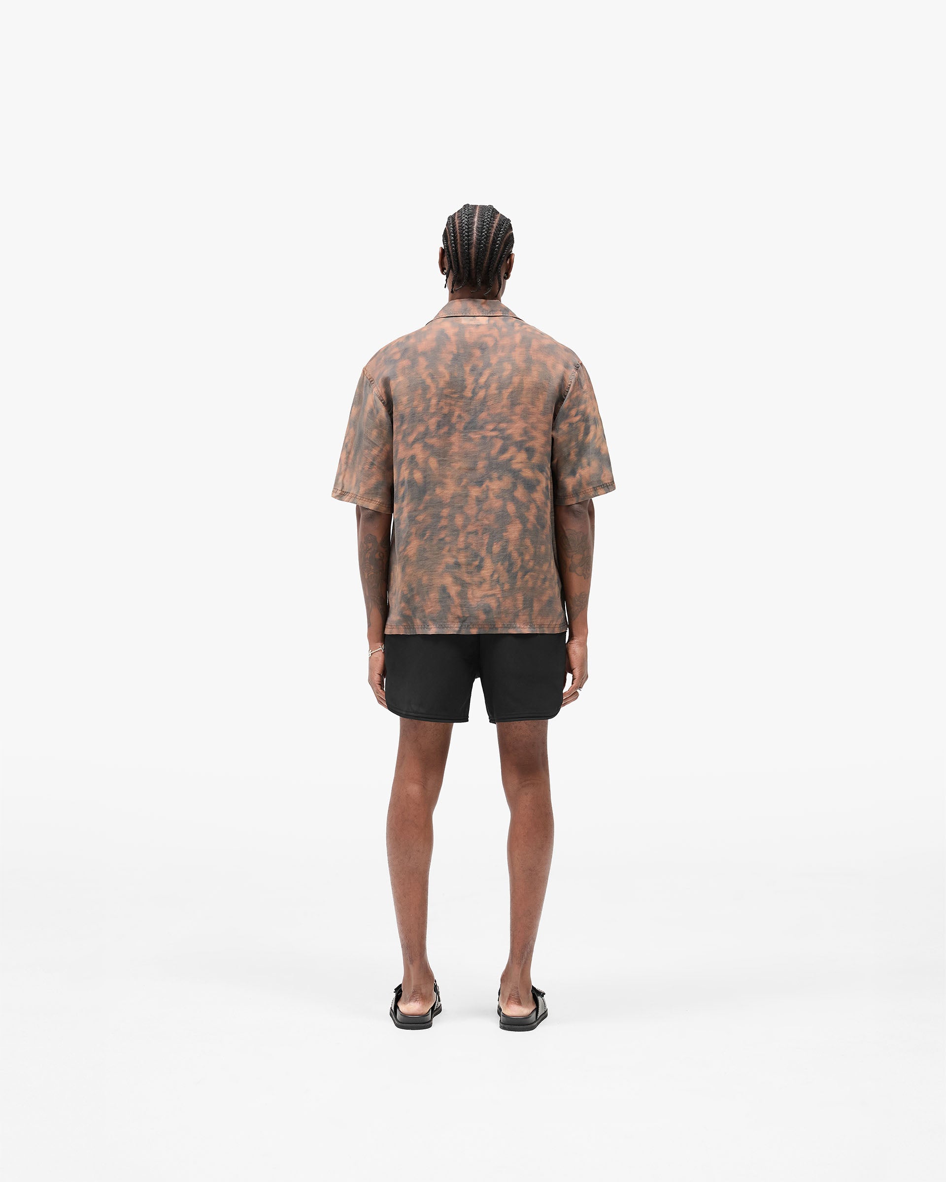 Tortoise Print Shirt - Brown