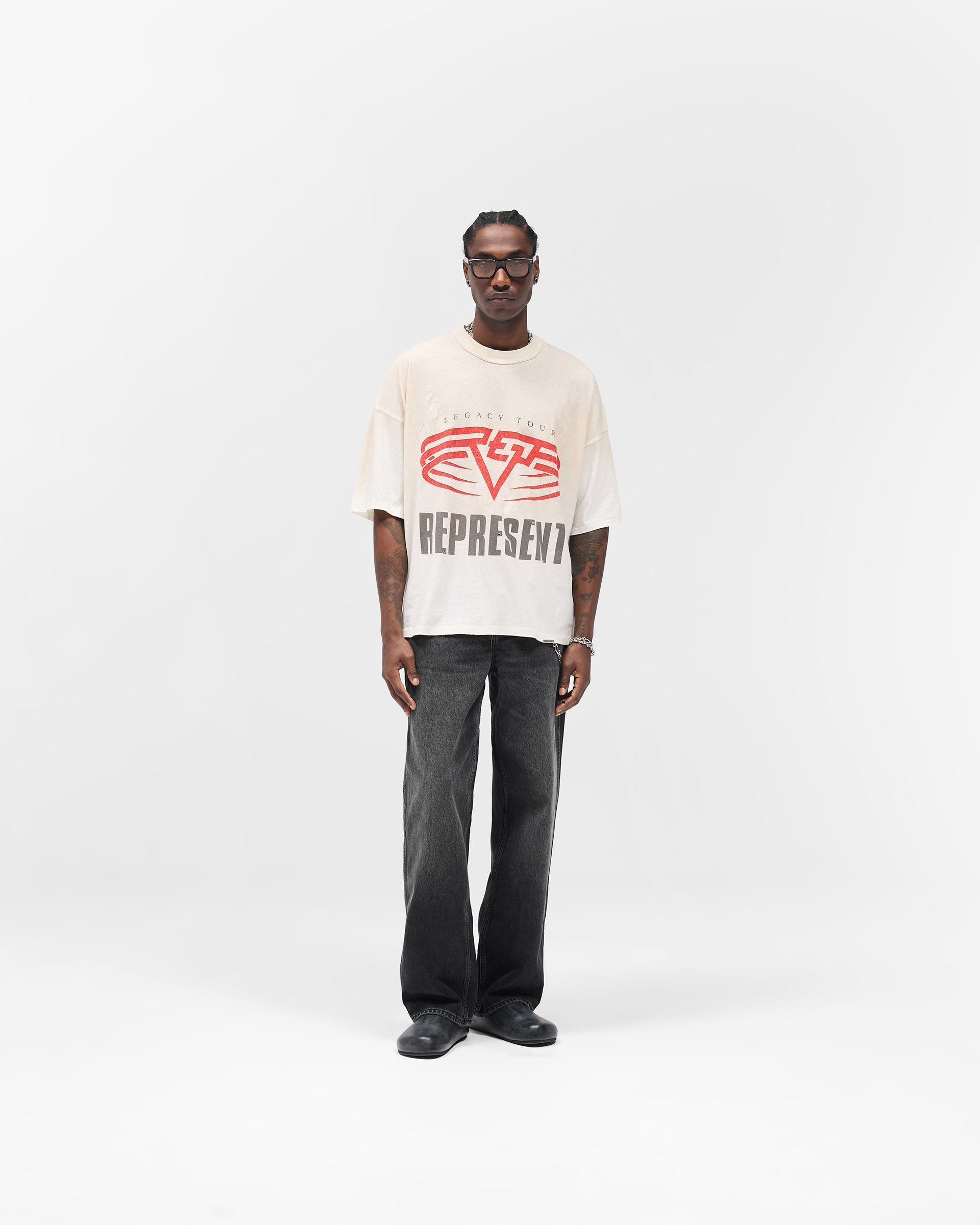 Reversible Living Legacy Tour T-Shirt - Flat White