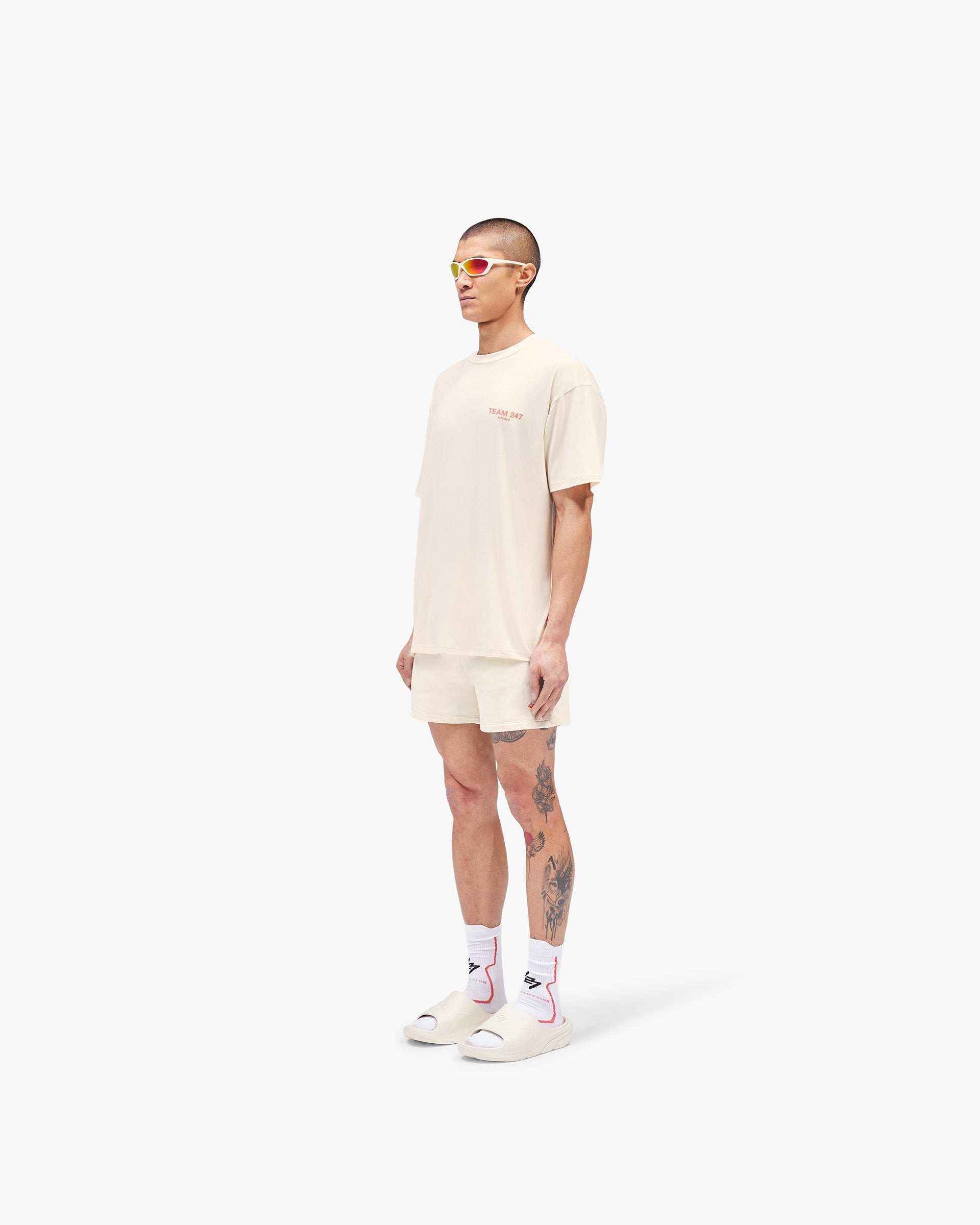 Team 247 Jersey Short - Cream