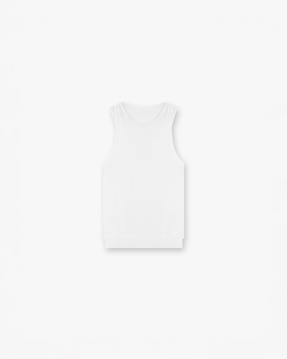 247 Double Layer Training Vest - White