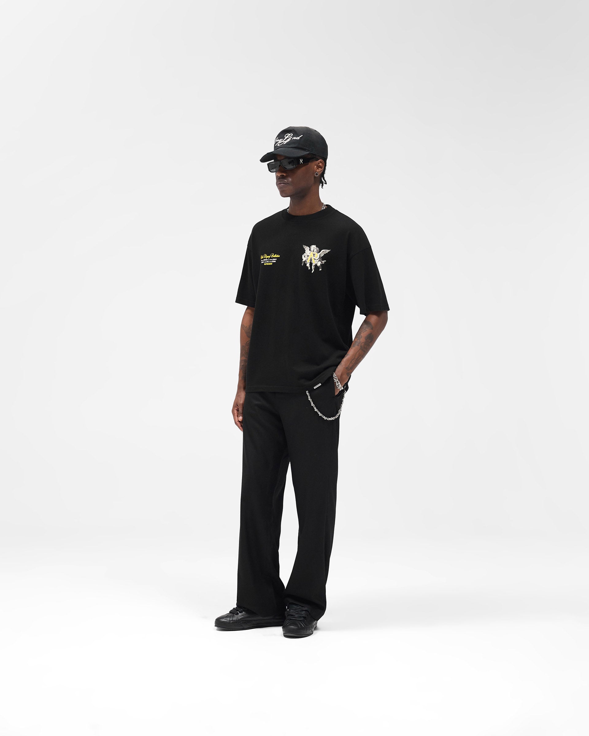 Legacy Cherubs T-Shirt - Jet Black