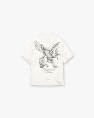 Elegance In Motion T-Shirt - Flat White